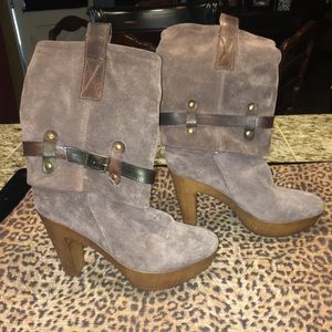 From Saks- never worn suede boots!!